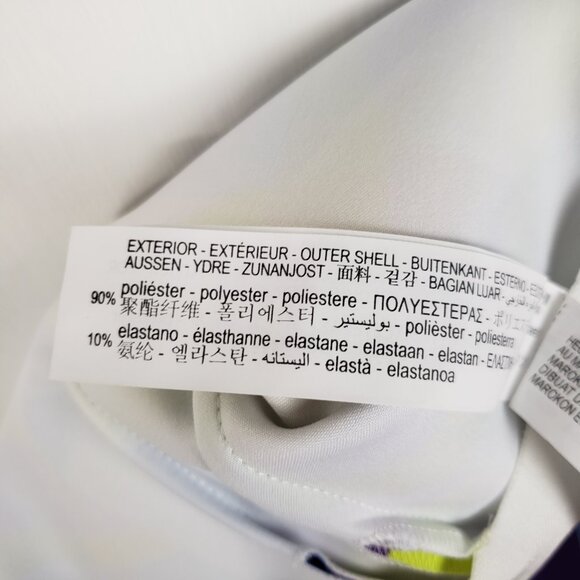 Zara NWT Mini Skirt Bold Bright Trippy Mod Retro Pucci Style Womens Size Small - Picture 6 of 6